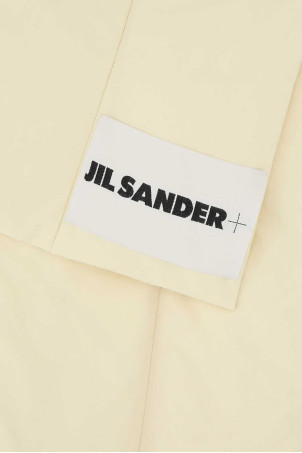 Кремовий шарф з поліестеру JIL SANDER (J40TE0002J74276) Кремовий шарф з поліестеру JIL SANDER (J40TE0002J74276)
