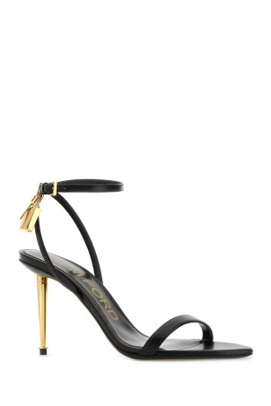 Black leather sandals TOM FORD (W2748LKD002G)