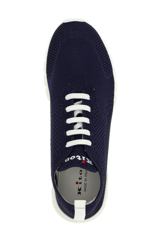 Технические кроссовки Синие KITON USSFITSN00809020EQ Технические кроссовки Синие KITON USSFITSN00809020EQ