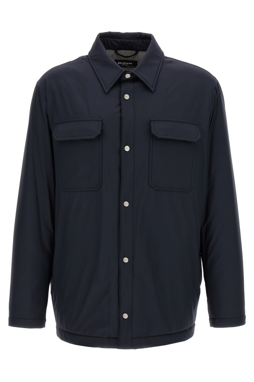 Утепленная кофта синяя KITON UW2190V0422H02000 Утепленная кофта синяя KITON UW2190V0422H02000