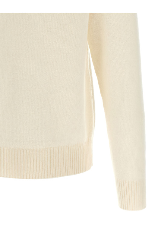 Свитер с полузастежкой-молнией Белый TOM FORD KFL004YMW106AW002