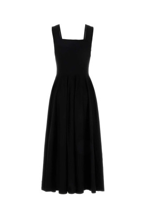 Чорна вовняна сукня Jodie Multicolor KHAITE (9926511K511)