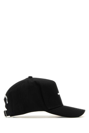 Чорна бавовняна бейсболка DSQUARED (BCM060305C00001) DSQUARED2 Чорна бавовняна бейсболка DSQUARED (BCM060305C00001) DSQUARED2
