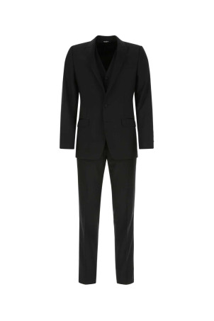 Black wool blend tracksuit Black DOLCE & GABBANA (GK2WMTFU2Z8)