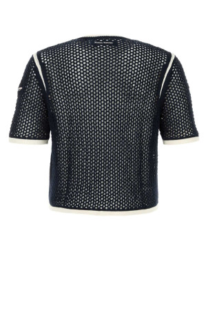 Темно-синяя вязаная футболка Wales Bonner x Adidas WALES BONNER X ADIDAS (KA7052) Темно-синяя вязаная футболка Wales Bonner x Adidas WALES BONNER X ADIDAS (KA7052)