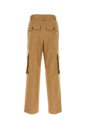 Брюки-карго из хлопка цвета верблюжьей шерсти MAISON KITSUNE (NM01122WW0078) Брюки-карго из хлопка цвета верблюжьей шерсти MAISON KITSUNE (NM01122WW0078)