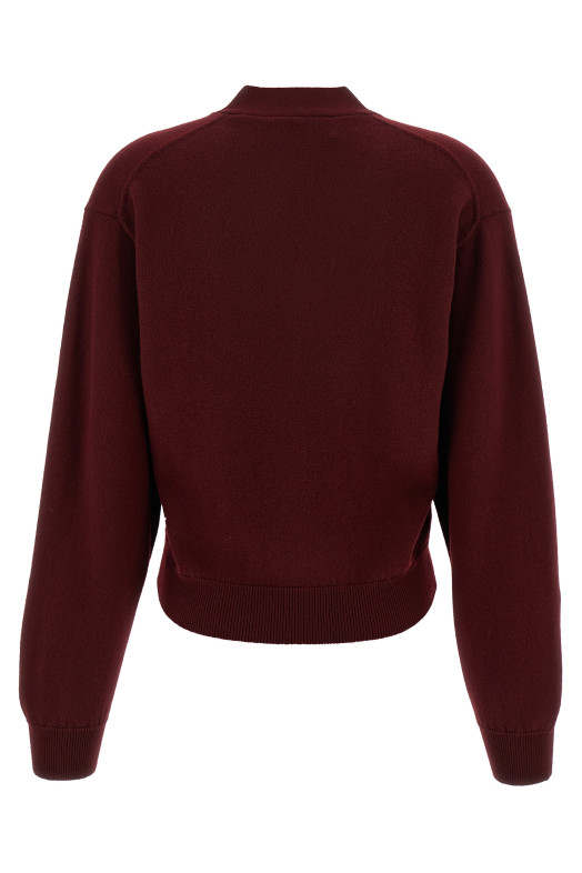 Короткий светр бордовий DSQUARED2 S75HA1380D13139259 Короткий светр бордовий DSQUARED2 S75HA1380D13139259