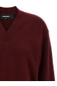 Короткий светр бордовий DSQUARED2 S75HA1380D13139259 Короткий светр бордовий DSQUARED2 S75HA1380D13139259