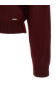 Короткий светр бордовий DSQUARED2 S75HA1380D13139259 Короткий светр бордовий DSQUARED2 S75HA1380D13139259