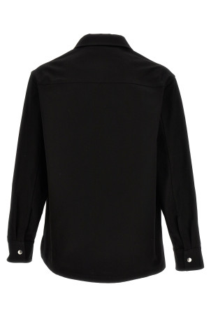 Рубашка из габардина Черная JIL SANDER J22DL0178J45217001 Рубашка из габардина Черная JIL SANDER J22DL0178J45217001