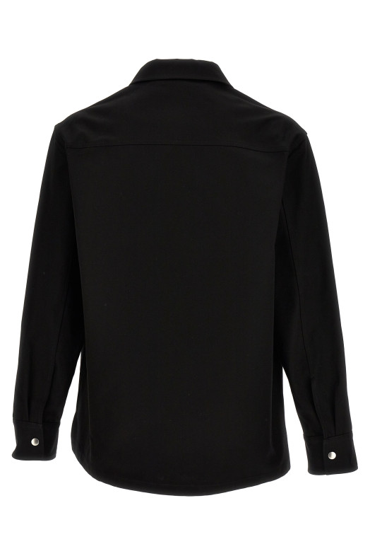 Сорочка з габардину Чорна JIL SANDER J22DL0178J45217001 Сорочка з габардину Чорна JIL SANDER J22DL0178J45217001