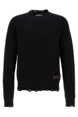 DSQUARED2 'зруйнований' светр Чорний S74HA1446D13040900 DSQUARED2 'зруйнований' светр Чорний S74HA1446D13040900