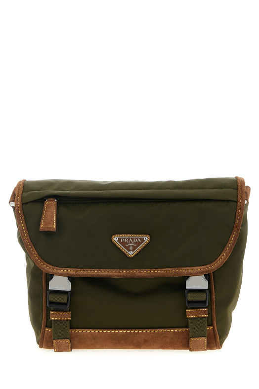 Re-Nylon shoulder strap Green