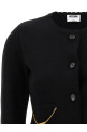 Кардиган з ланцюжком Чорний MOSCHINO A090155000555 Кардиган з ланцюжком Чорний MOSCHINO A090155000555