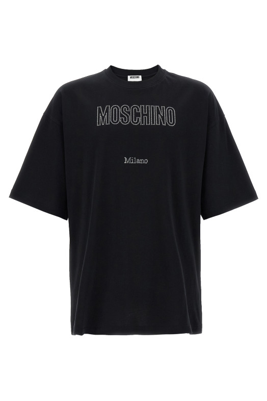 Rhinestone logo T-shirt Multicolor Rhinestone logo T-shirt Multicolor