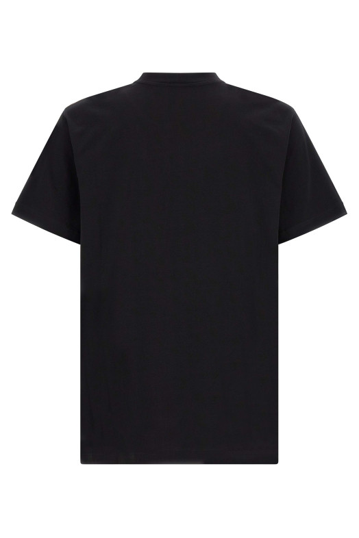Футболка с логотипом из стразов, разноцветная MOSCHINO V071052411555
