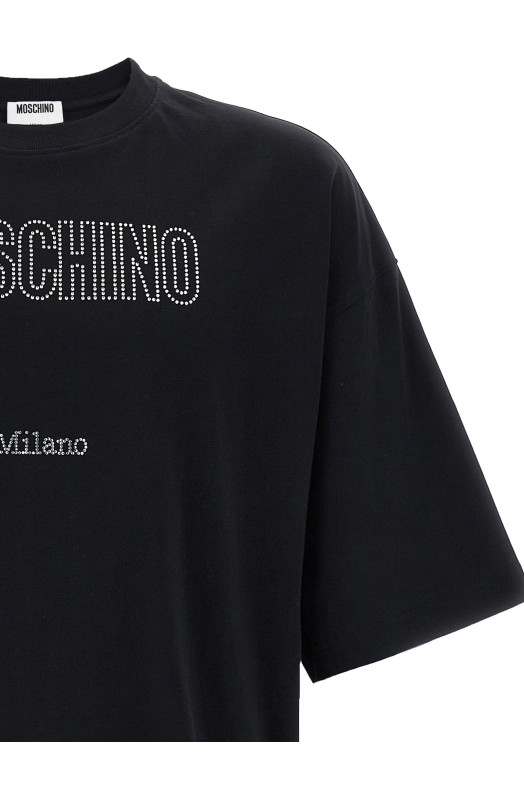 Rhinestone logo T-shirt Multicolor Rhinestone logo T-shirt Multicolor