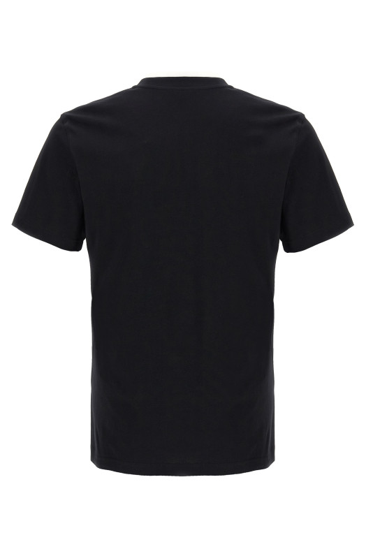 Футболка с принтом, черная MOSCHINO V072152411555