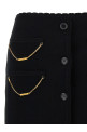 Цепная юбка Черная MOSCHINO A018055000555 Цепная юбка Черная MOSCHINO A018055000555