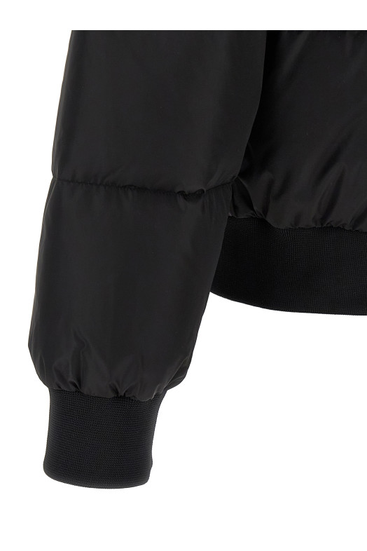 Padded bomber jacket Black Padded bomber jacket Black