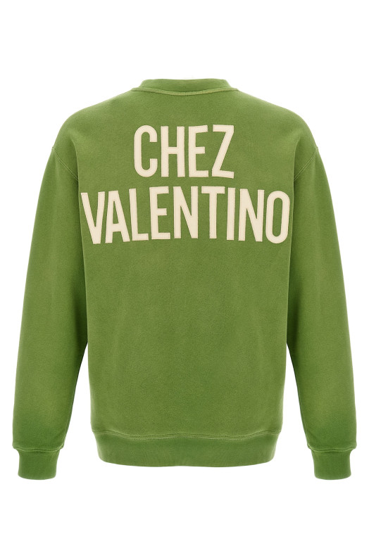 Світшот Valentino Garavani «Chez Valentino» Бежевий V3MF29NAYH9LR Світшот Valentino Garavani «Chez Valentino» Бежевий V3MF29NAYH9LR