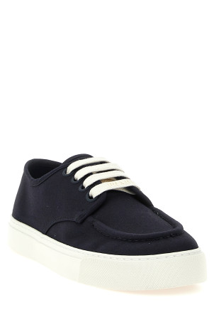 Хлопковые кроссовки Синие PRADA 2EE427FD0013T0AF0124 Хлопковые кроссовки Синие PRADA 2EE427FD0013T0AF0124