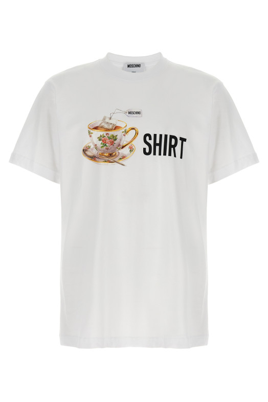 Printed T-shirt White Printed T-shirt White