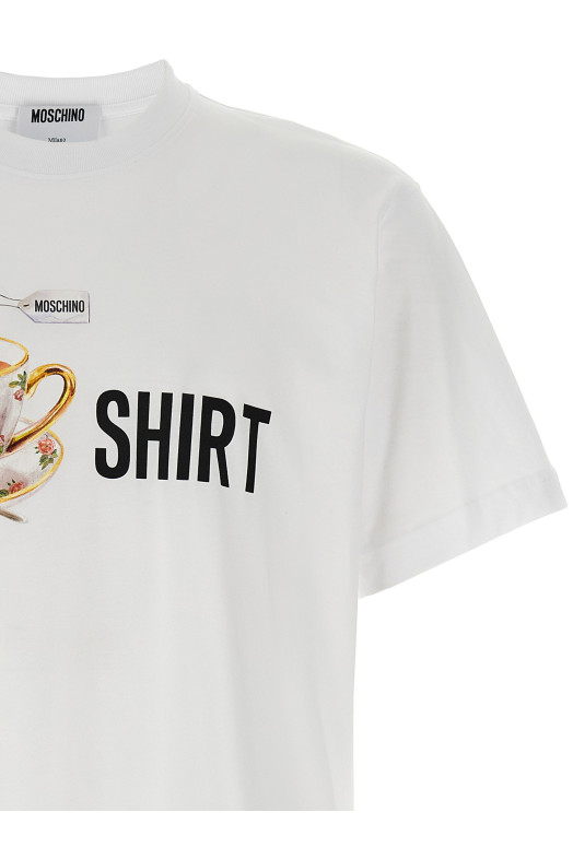 Printed T-shirt White Printed T-shirt White