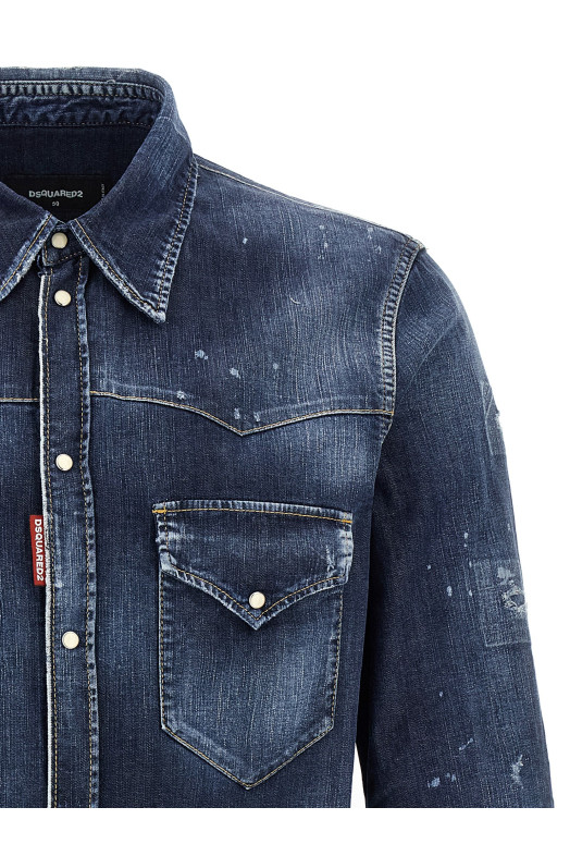 'Fashion western' shirt Blue 'Fashion western' shirt Blue
