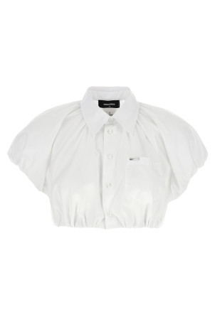 Коротка сорочка Біла DSQUARED2 S75DL0911S36275100 Коротка сорочка Біла DSQUARED2 S75DL0911S36275100