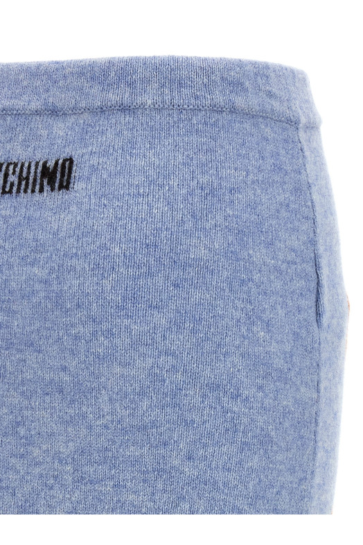 Шерстяна спідниця з шерстяного трикотажу, різнокольорова MOSCHINO A018355032888 Шерстяна спідниця з шерстяного трикотажу, різнокольорова MOSCHINO A018355032888