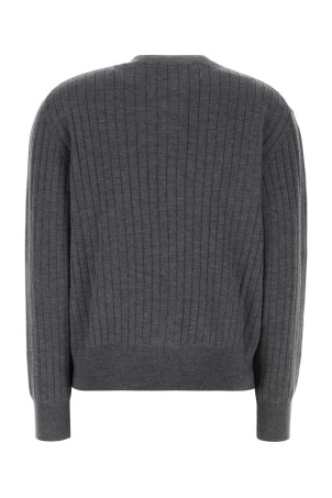 Dark grey wool cardigan BOTTEGA VENETA (835337V5L70)