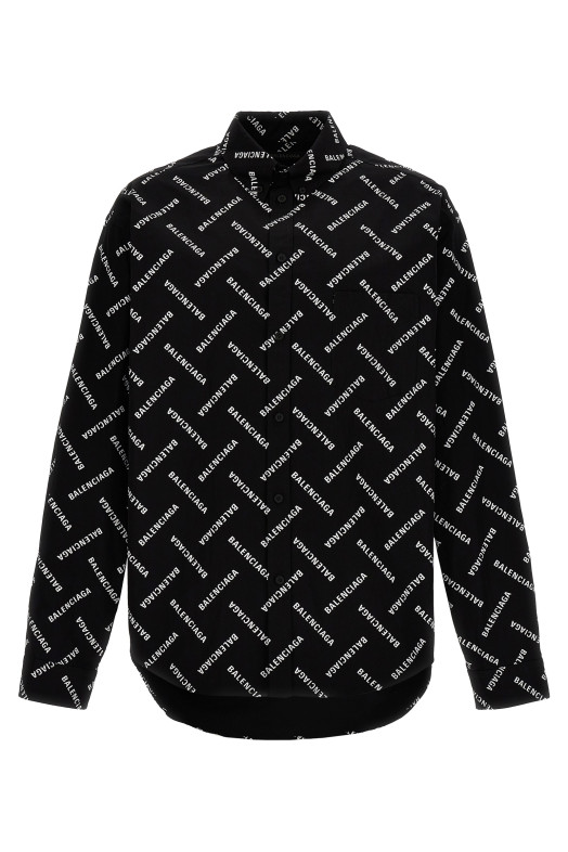 Logo print shirt Black-grey Logo print shirt Black-grey