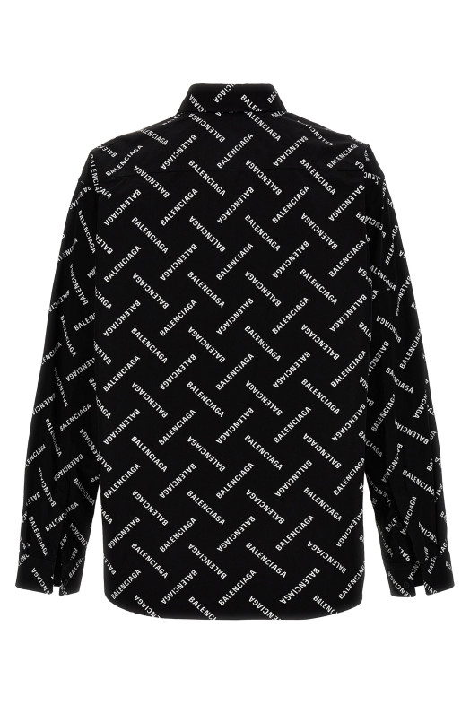 Logo print shirt Black-grey Logo print shirt Black-grey