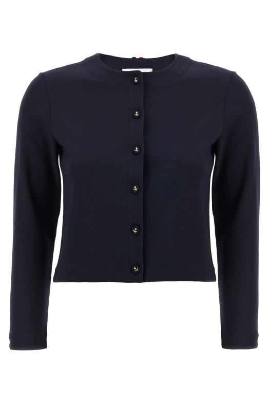 THOM BROWNE 'Ancora' кардиган Синий FJT388AJ0215415 THOM BROWNE 'Ancora' кардиган Синий FJT388AJ0215415