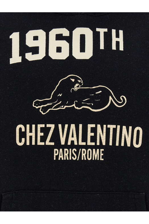 Printed Valentino Garavani hoodie  Black