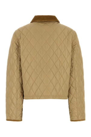 Бежева нейлонова куртка BURBERRY (8107466)