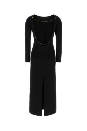 Black viscose dress Black BOTTEGA VENETA (830452V5LM0) Black viscose dress Black BOTTEGA VENETA (830452V5LM0)