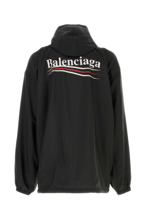 Черная куртка из полиэстера Черная BALENCIAGA (839088TSO35) Черная куртка из полиэстера Черная BALENCIAGA (839088TSO35)