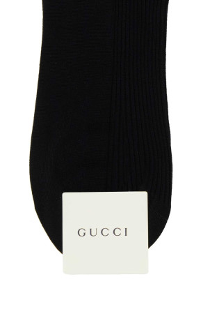 Чорні шкарпетки з бавовняної суміші Чорні GUCCI (7965294GAG7) Чорні шкарпетки з бавовняної суміші Чорні GUCCI (7965294GAG7)