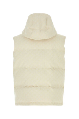 Пуховик з суміші бавовни та слонової кістки GUCCI (794830Z8BTC)