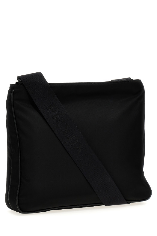 Re-Nylon crossbody bag Black