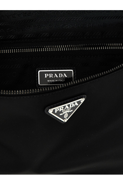 Re-nylon belt bag Black