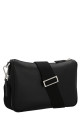Re-Nylon & Saffiano crossbody bag Black