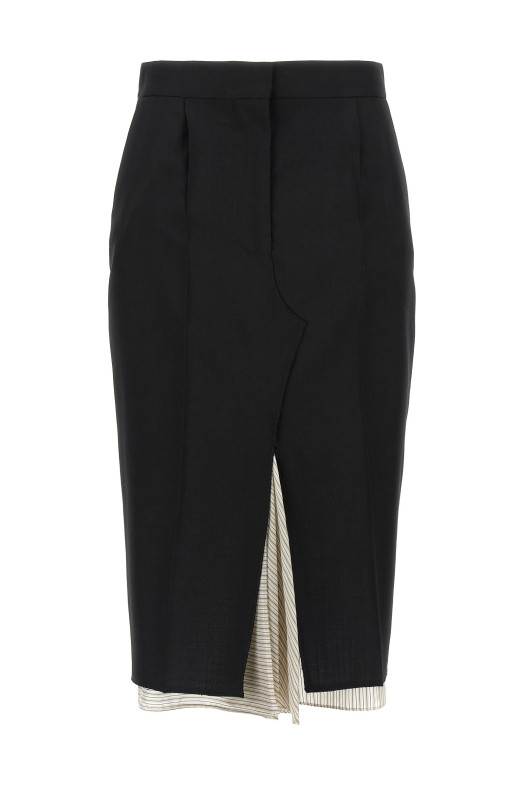 Открытая юбка-подъюбник Черный MARNI GOMA0767U0TW83900N99 Открытая юбка-подъюбник Черный MARNI GOMA0767U0TW83900N99