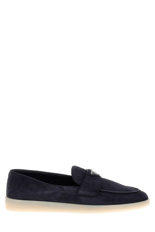 Логотип мокасини Синій PRADA 2DG124FG001103F0008 Логотип мокасини Синій PRADA 2DG124FG001103F0008