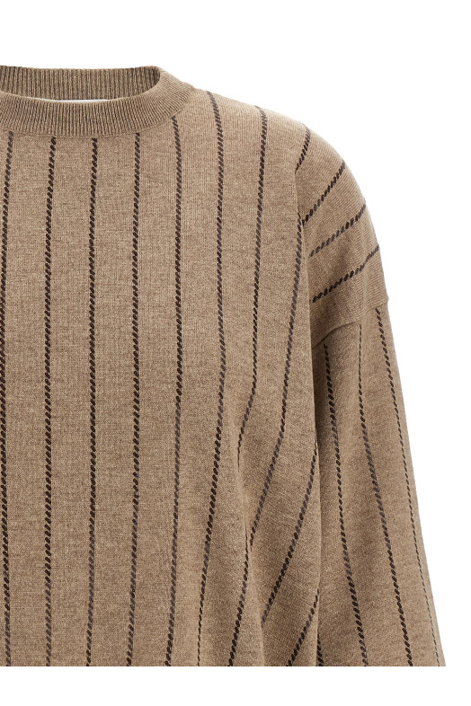 Sequin cashmere sweater Beige Sequin cashmere sweater Beige