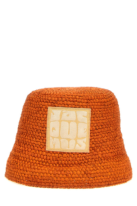 Кепка-котел Le Bob Ficiu, помаранчева JACQUEMUS (23E235AC450ORANGE)