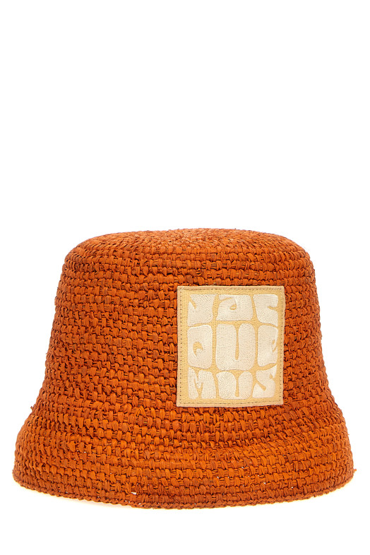 Кепка-котел Le Bob Ficiu, помаранчева JACQUEMUS (23E235AC450ORANGE)