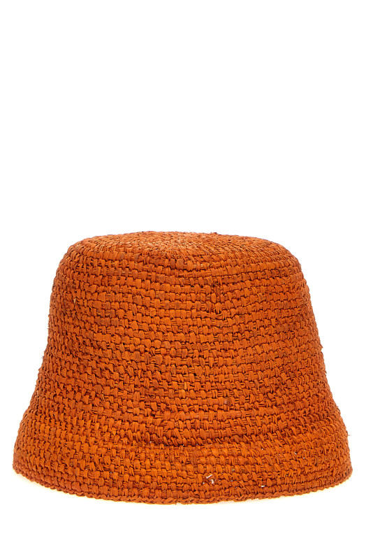 Кепка-котел Le Bob Ficiu, помаранчева JACQUEMUS (23E235AC450ORANGE)